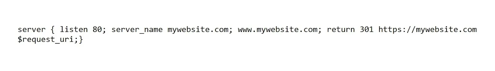 HTTP to HTTPS in Nginx