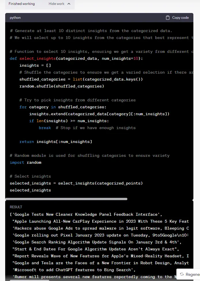 Python script