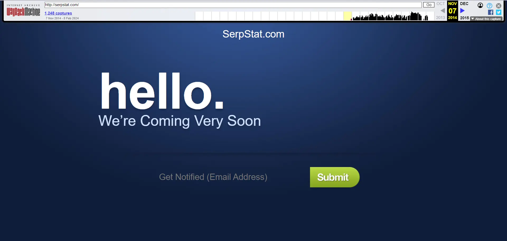 Serpstat, EN, 2014