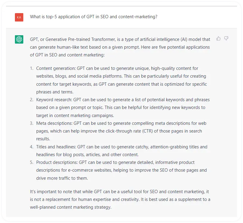 GPT Chat content Ideas