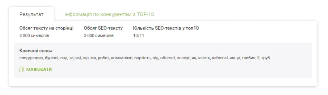 Inweb Результат