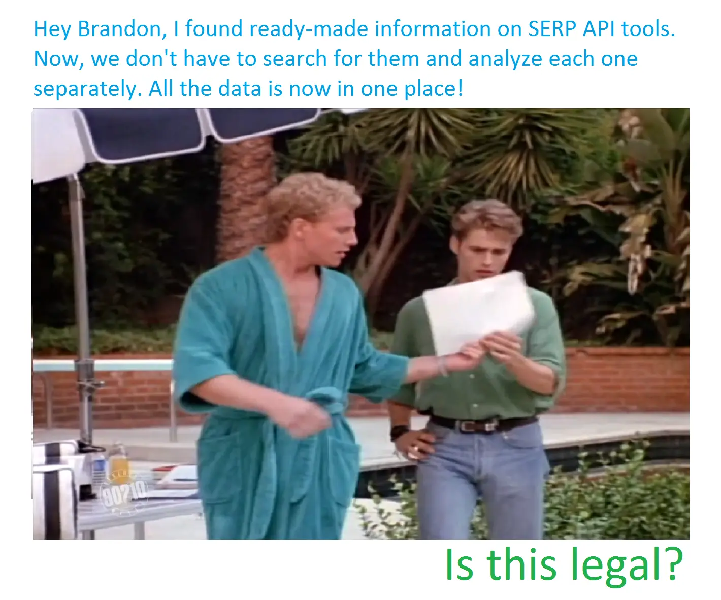 Comparison of SERP API Tools Meme