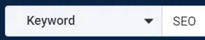 Select a base keyword