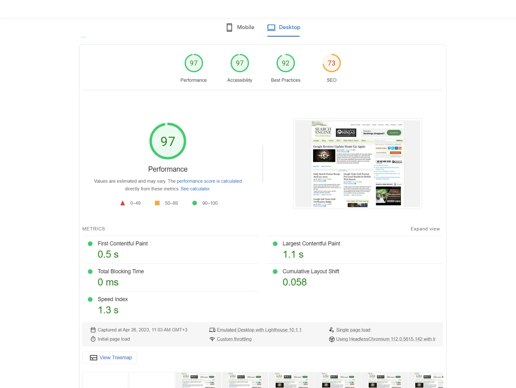 PageSpeed Insights