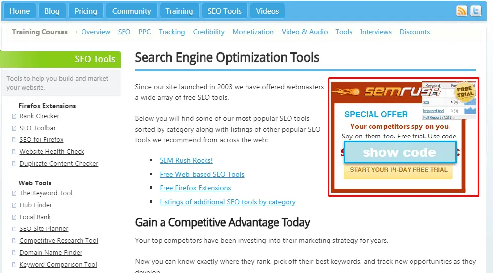 SEO tools image