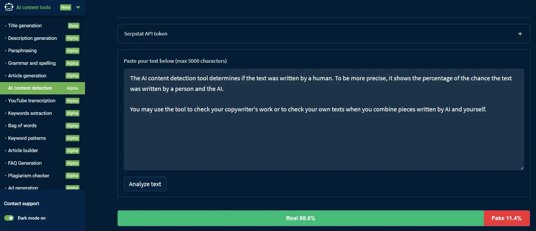 Serpstat’s AI Tools