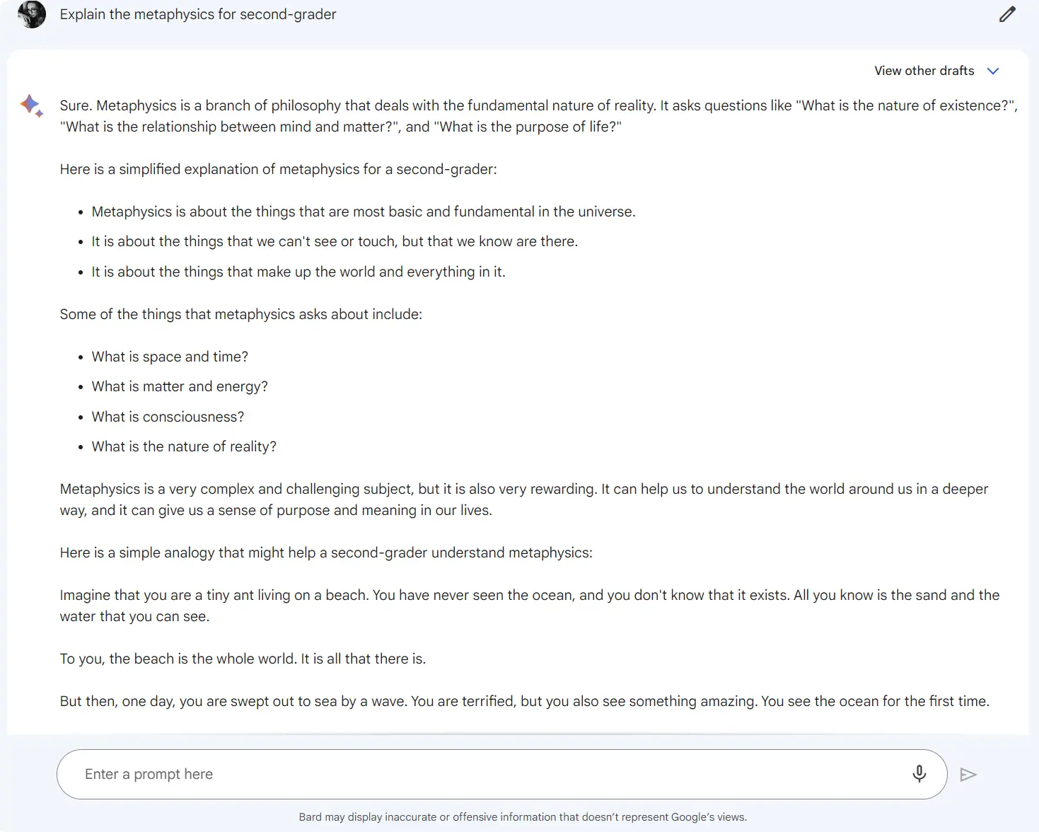Answering General Questions