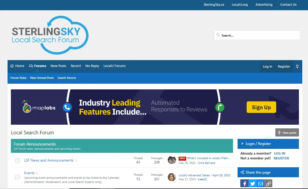 Local Search Forum