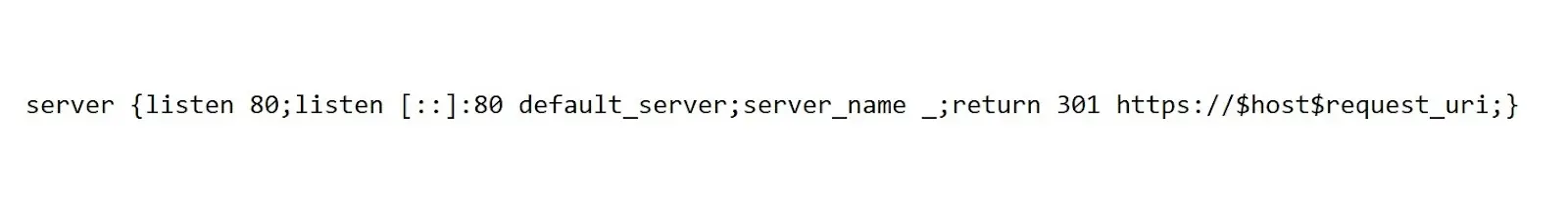 HTTP to HTTPS in Nginx