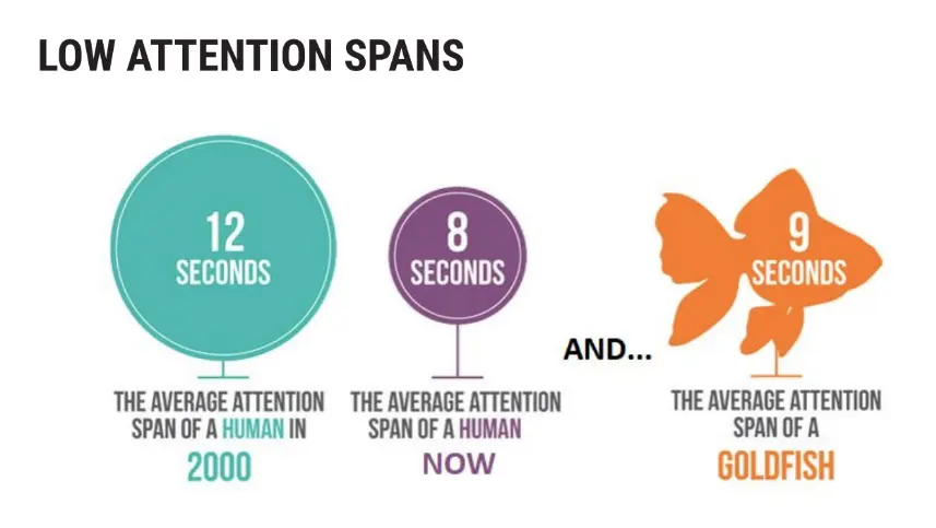 Low attention spans