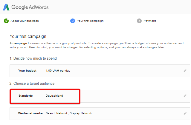 Die Vorschau-Option von Google-Anzeigen