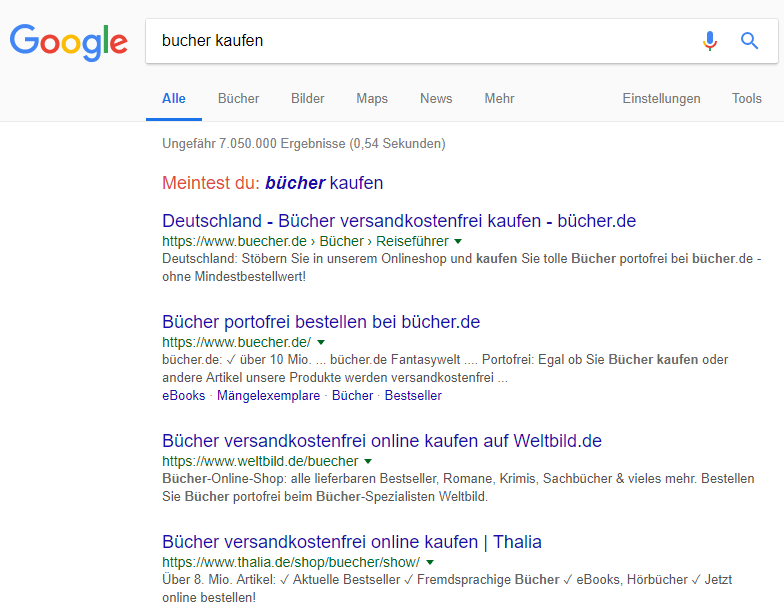 Suchergebnisse mit Fehlern