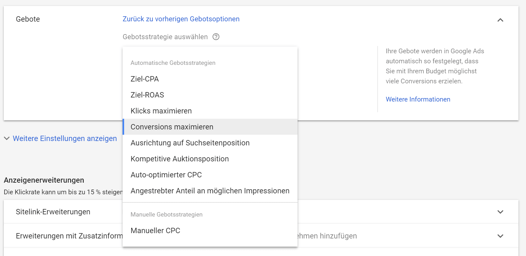 Automatische Gebotsstrategien erfolgreich nutzen – wie du mit Smart Bidding deine Werbeziele erreichst 16261788256510