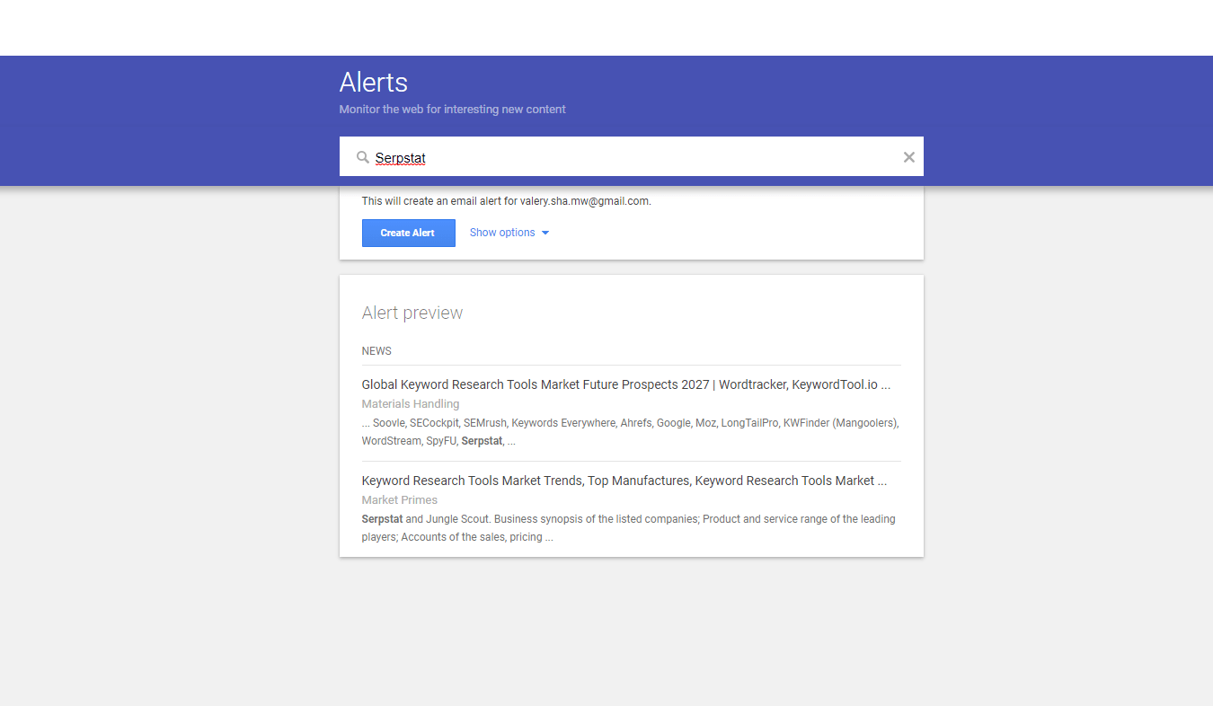Google Alerts