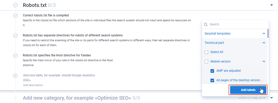 Checklist: Step-By-Step Work With Serpstat Projects 16261788157601 Checklist: Step-By-Step Work With Serpstat Projects 16261788157601