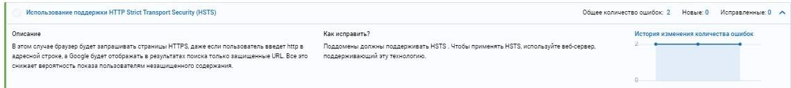 поддержка HSTS