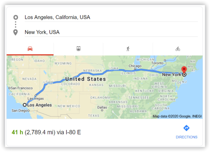 Route map