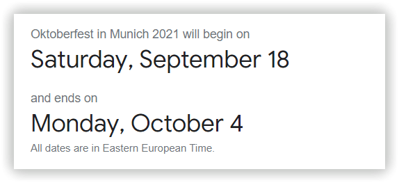event date