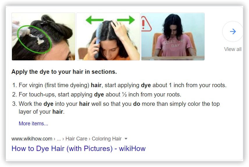 Featured snippet