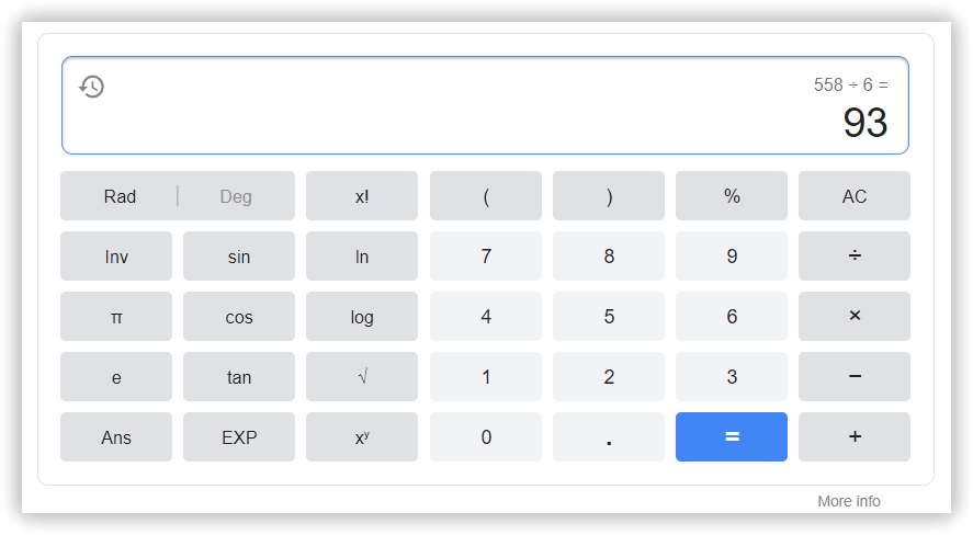 Online calculator