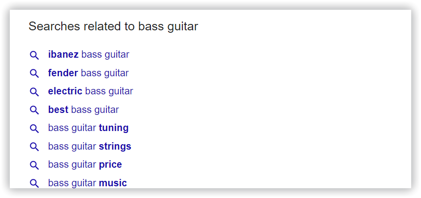 related searches