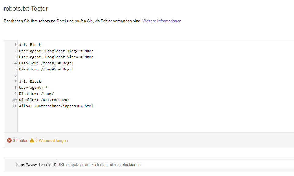 Robots.txt-Datei: Anleitung für SEO 16261788205970