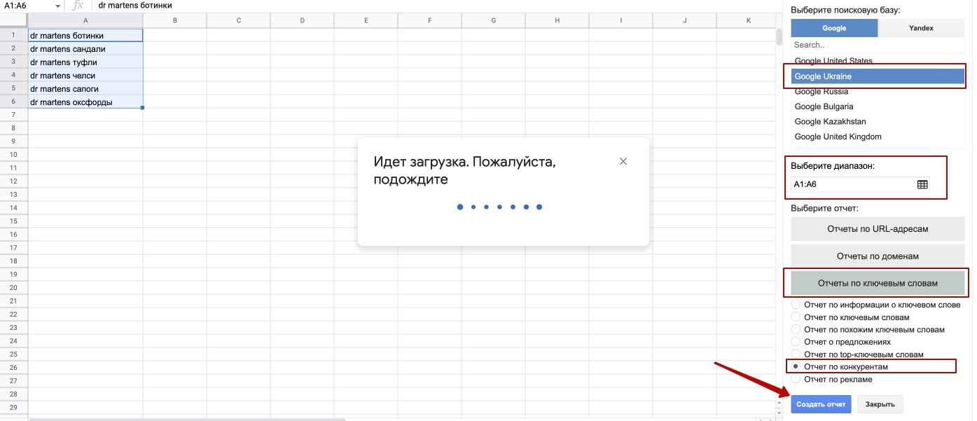 как проанализировать конкурентов с помощью API Serpstat