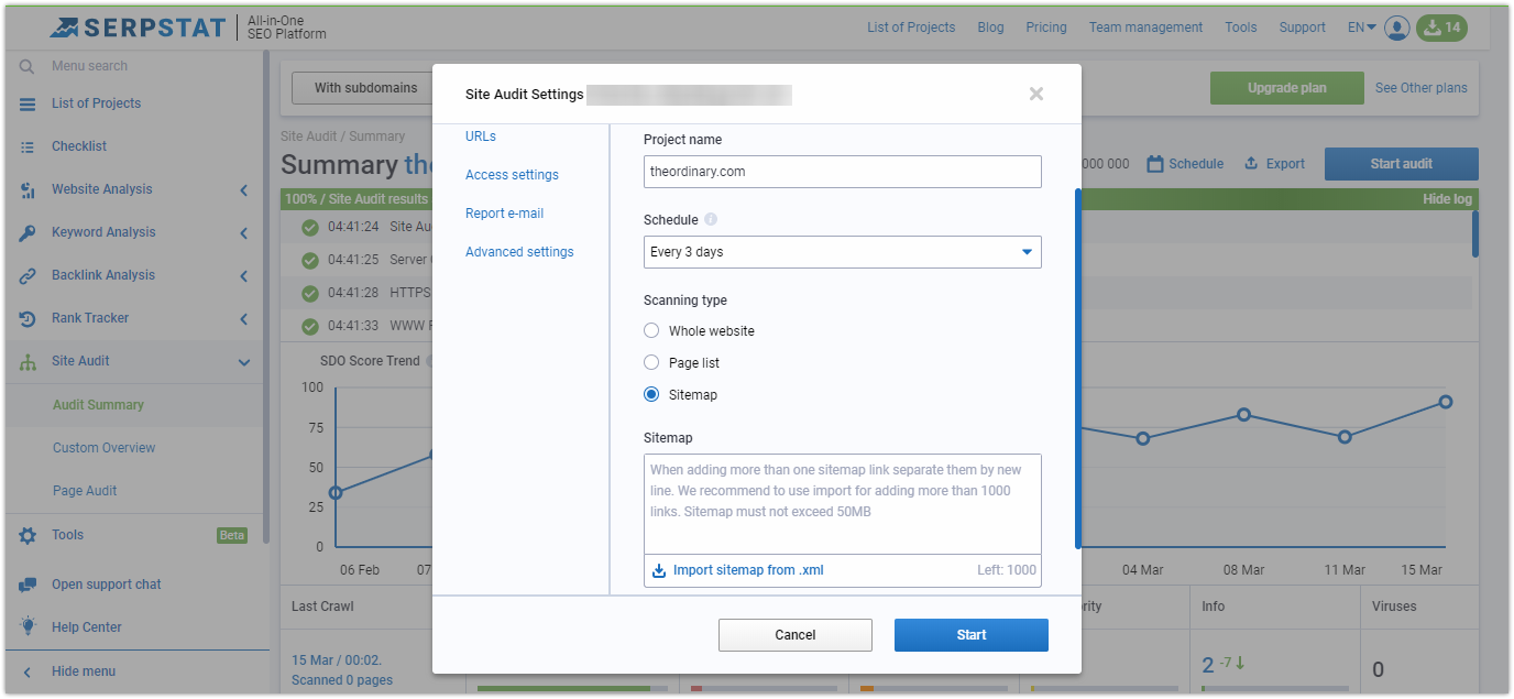 Frequently Asked Questions About Site Audit: Customer Support Digest #3 16261788394579