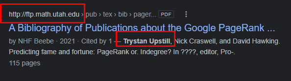 Trystan Upstill articles