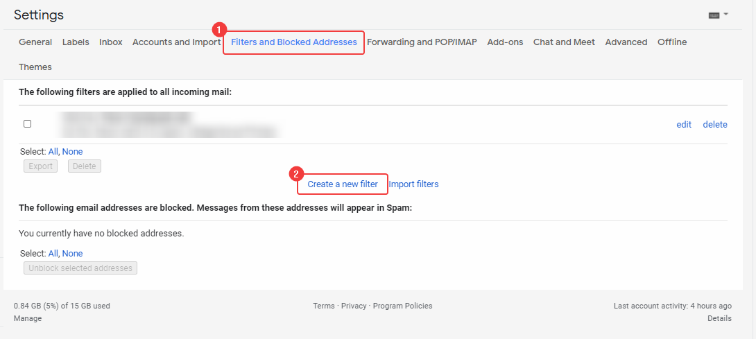настройки gmail