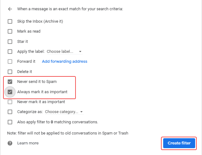 настройки gmail