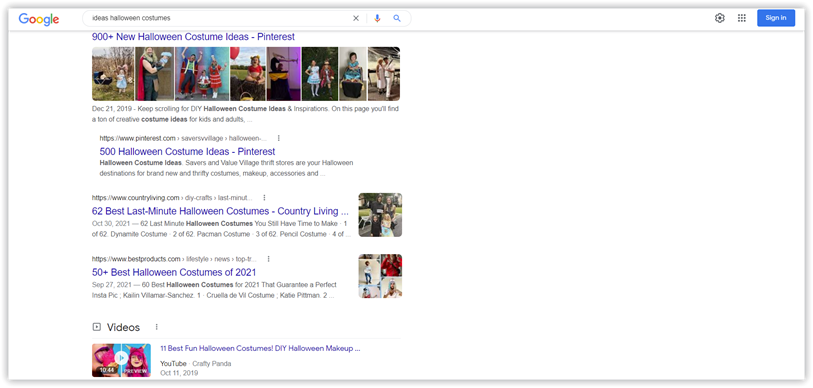 visual search update