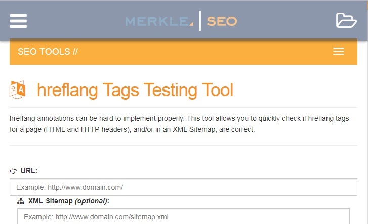 Инструмент для проверки валидности hreflang Tags Testing Tool