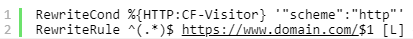 Rewrite Engine On при редиректе на HTTPS