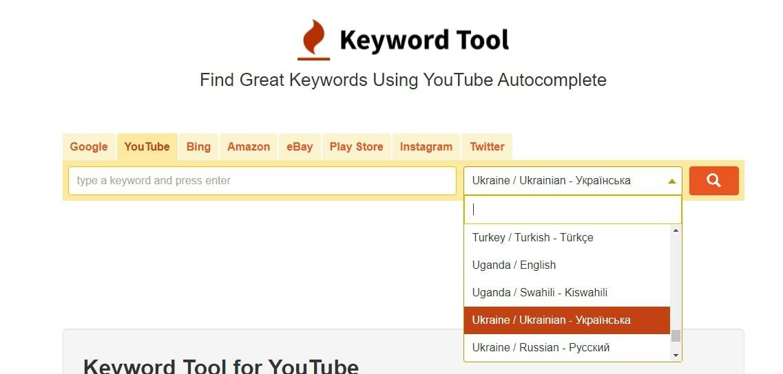 Parsing kluchevih slov Keywordtool.io