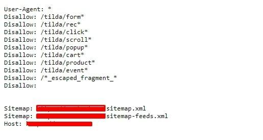 Ssilki na karti sayta v fayle robots.txt