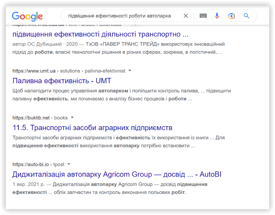 Результаты