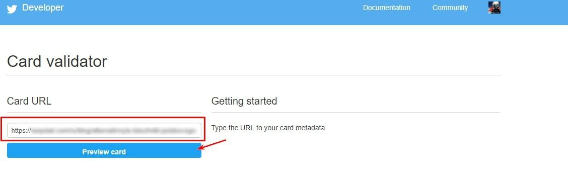 Валидация микроразметки Twitter Card