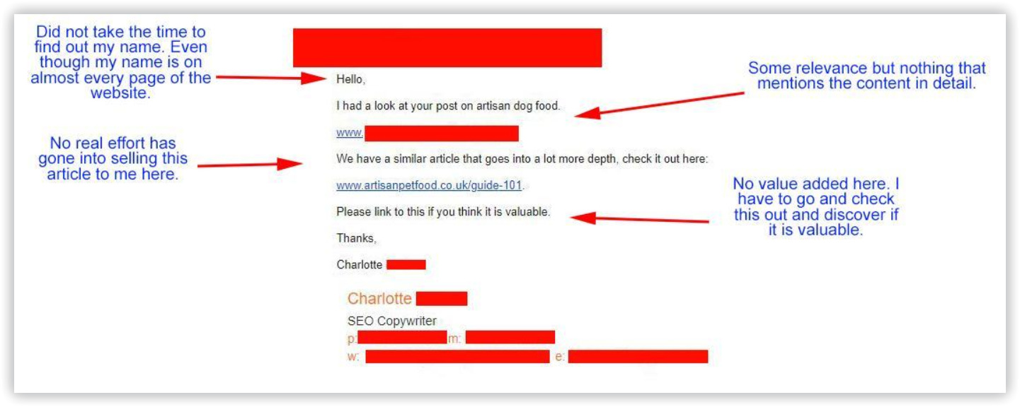 an example of email