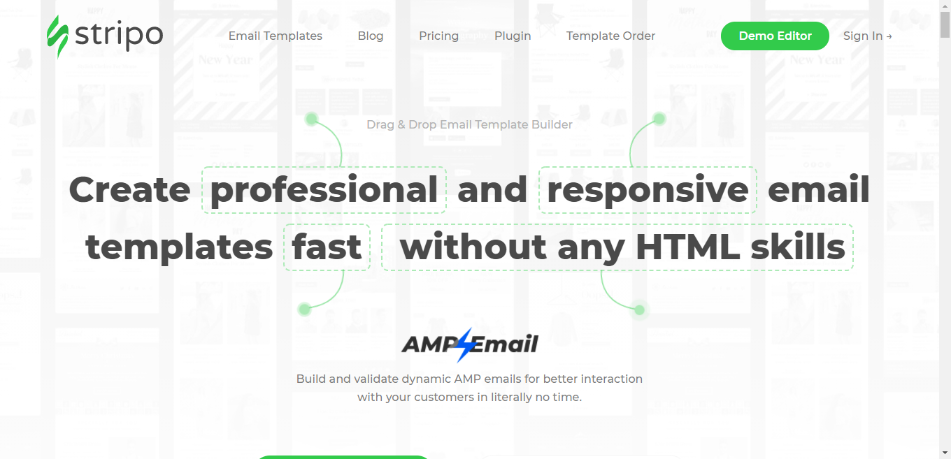 stripo homepage