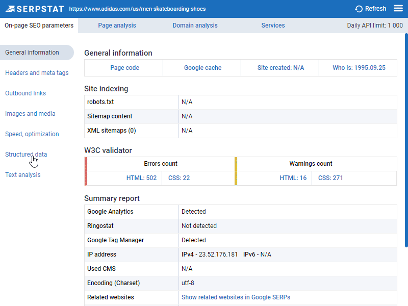 November von Serpstat: Website SEO Checker, Rank Tracker und weitere Verbesserungen 16261788377150