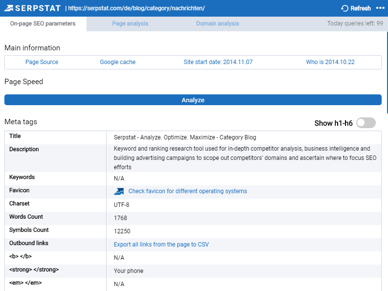 <div style="font-size:18px;" data-customstyle="yes"><strong>1. Main informations:</strong></div>
