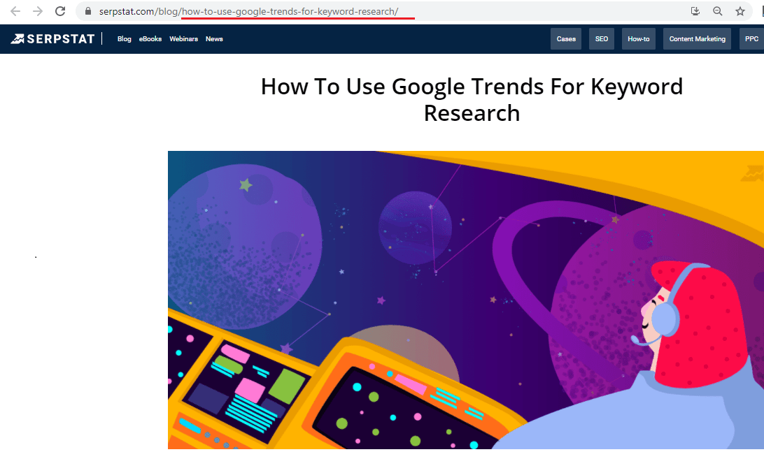 long keyword url