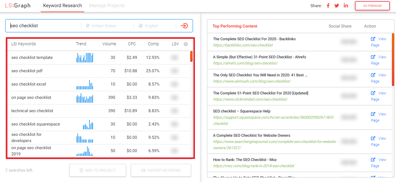 lsi keyword tool