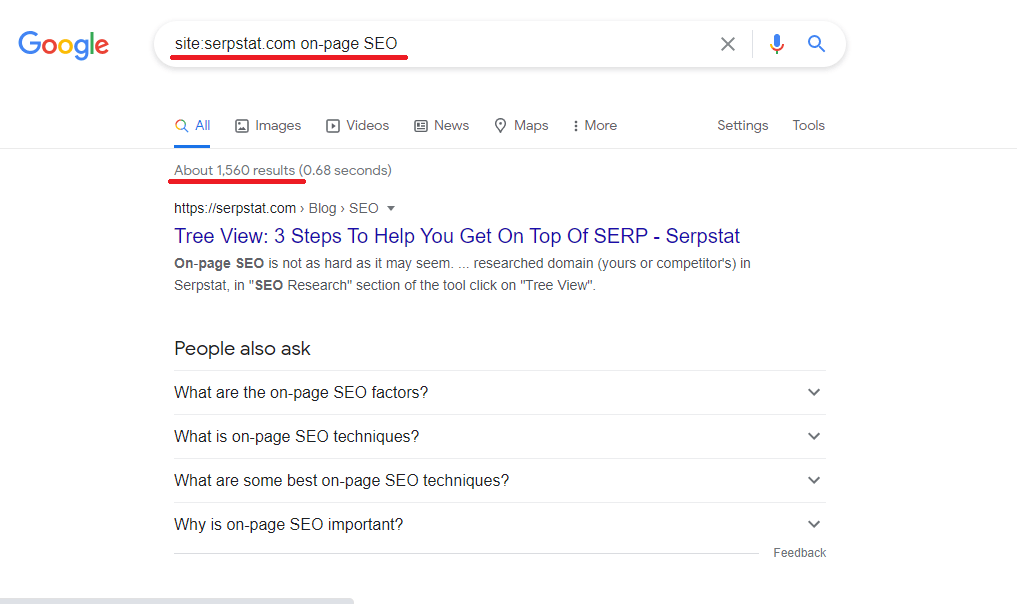 site search
