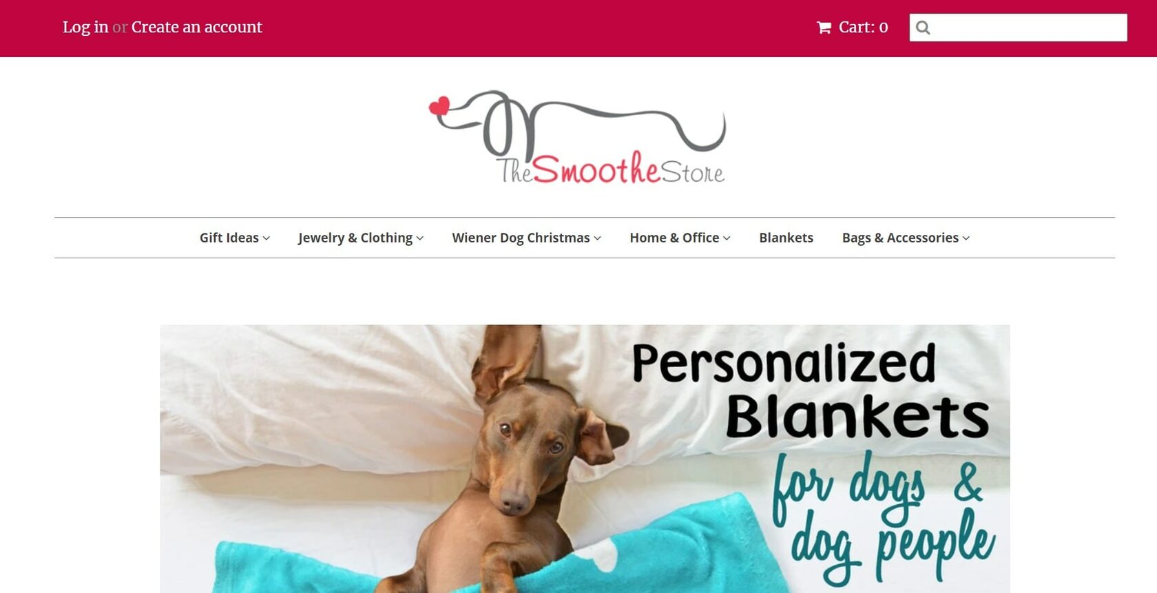 Website with a good structure: TheSmootheStore