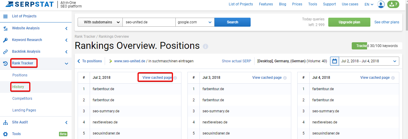 Wie erfülle ich alle SEO-Aufgaben mithilfe von Serpstat: die wichtigsten Funktionen im Überblick 16261788157208