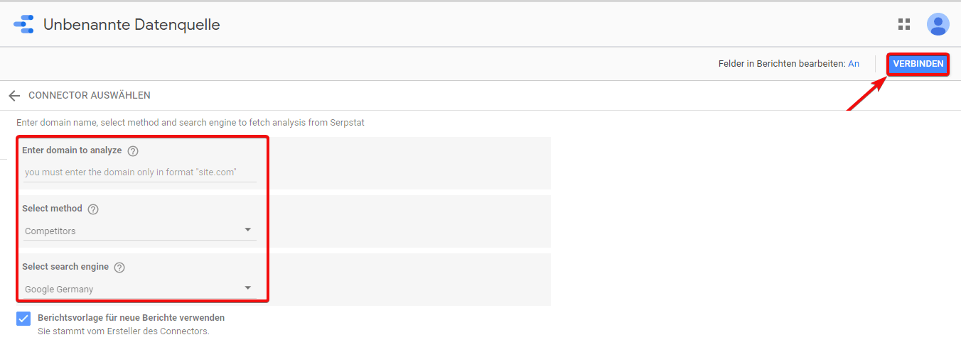Wie visualisierst du Serpstat-Daten mithilfe von Google Data Studio? 16261788273470