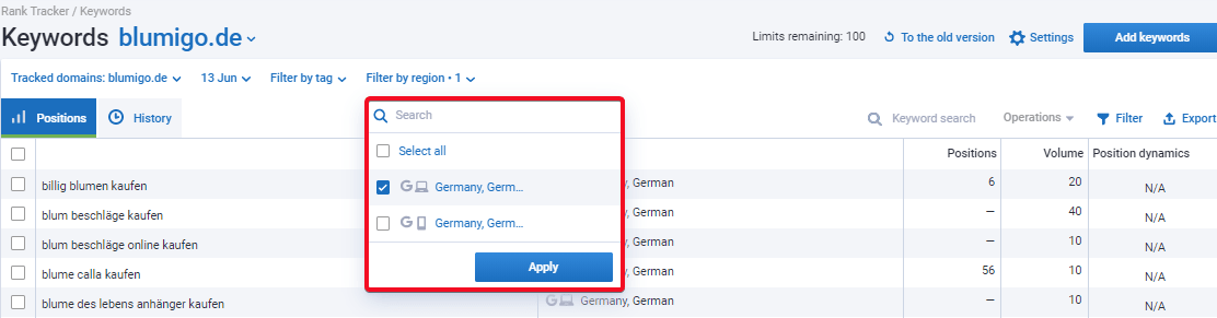 Start von Rank Tracker 2.0: Unglaubliche Möglichkeiten und neue Funktionen 16261788291837