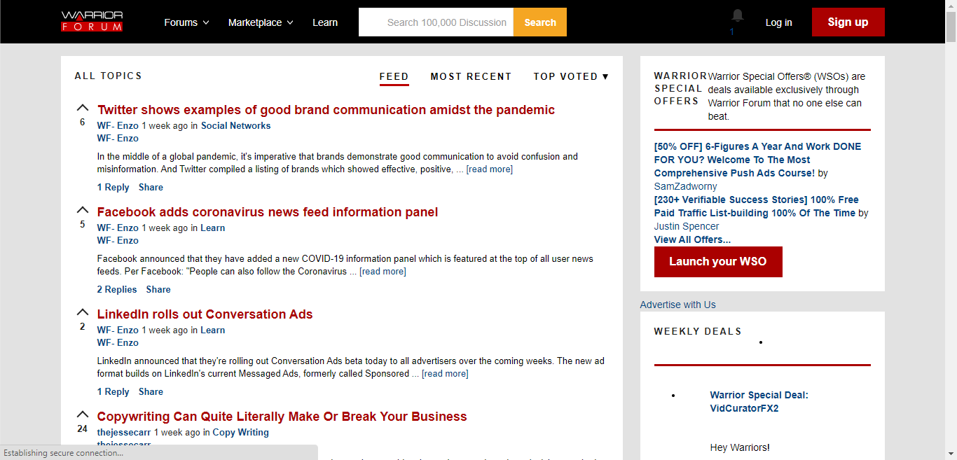 Top 15 SEO And Internet Marketing Forums To Learn And Promote 16261788132385
